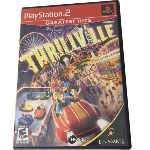 Thrillville PS2 PlayStation 2‎ Greatest Hits - Complete CIB - Picture 2 of 6